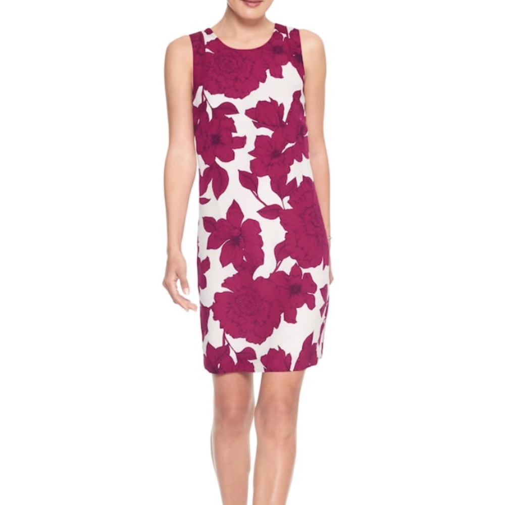 NWOT! Banana Republic Floral Print Shift Dress!